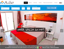 Tablet Screenshot of hotelpuchet.com